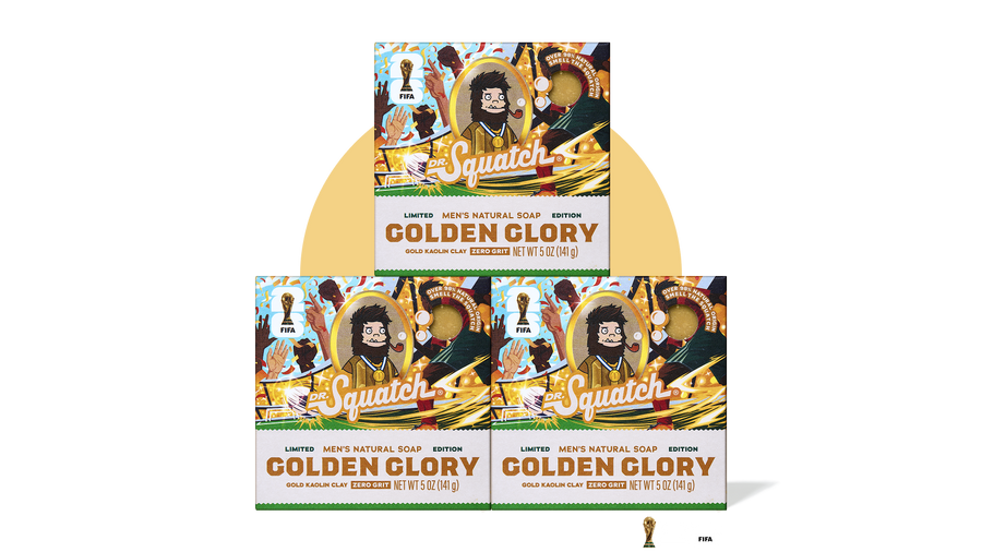 FIFA Golden Glory 3-Pack Bar Soap Bundle - Bright Travel Pack